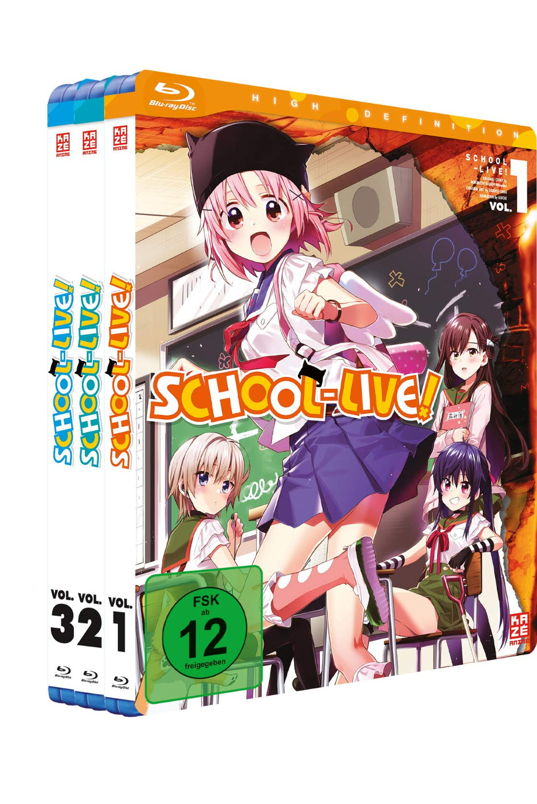 School-Live! - Gesamtausgabe - Bundle - Vol.1-3 - [Blu-ray], Blu-ray