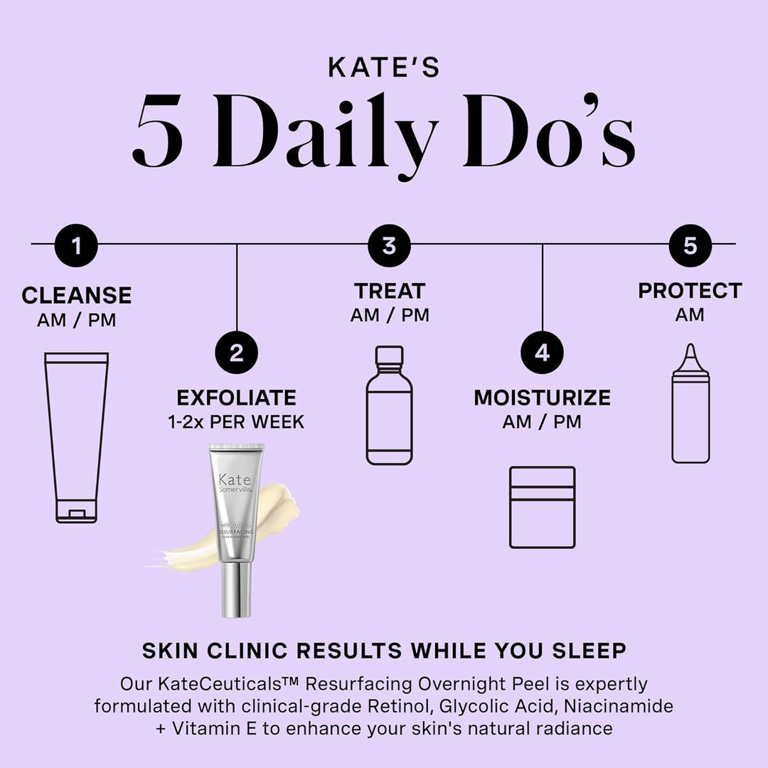 Kate Somerville KateCeuticals Resurfacing Overnight Peel | Klinikqualität Gesichtspeeling | leistung