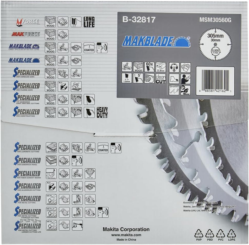 Makita Makblade Saegeblatt, 305 x 30 mm, 60Z, B-32817