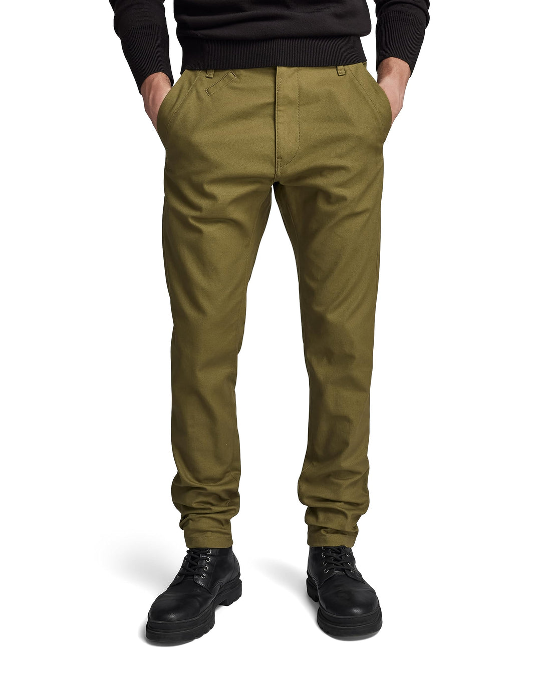 G-STAR Herren Bronson Slim Chino 28W / 30L Grün (Dark Olive D21038-d305-c744), 28W / 30L Grün (