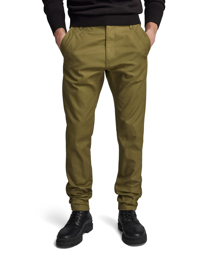 G-STAR Herren Bronson Slim Chino 28W / 30L Grün (Dark Olive D21038-d305-c744), 28W / 30L Grün (