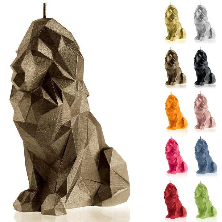 Candellana Handmade Lion Low-Poly Kerze Geschenk- Lustig - Dekorative Kerze - Home Décor - Geschenke