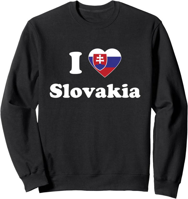 I Love Slovakia I Heart Slovakia Slovak Sweatshirt