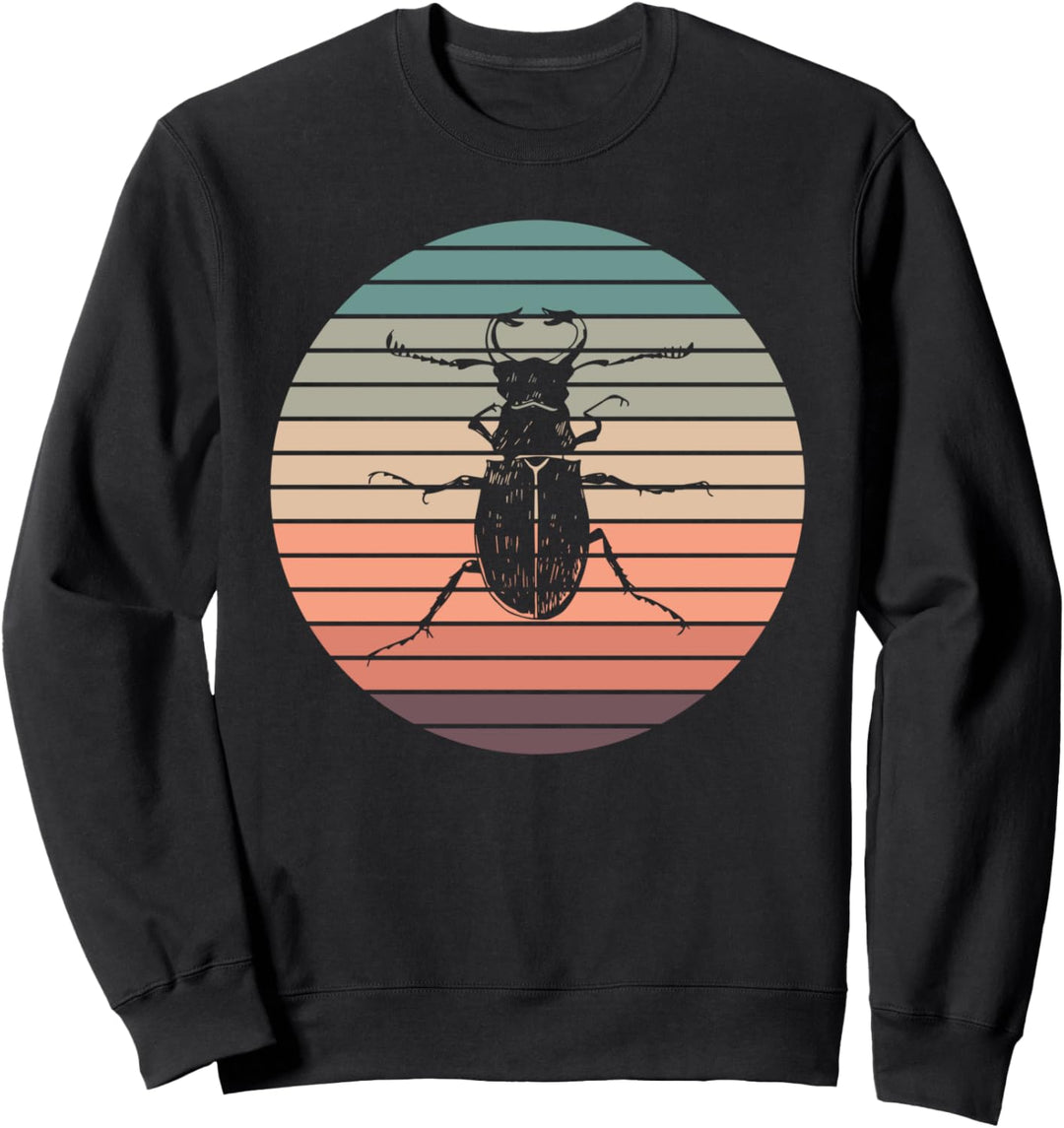 Retro Entomologie Insekten Sammler Biologe Käfer Sweatshirt