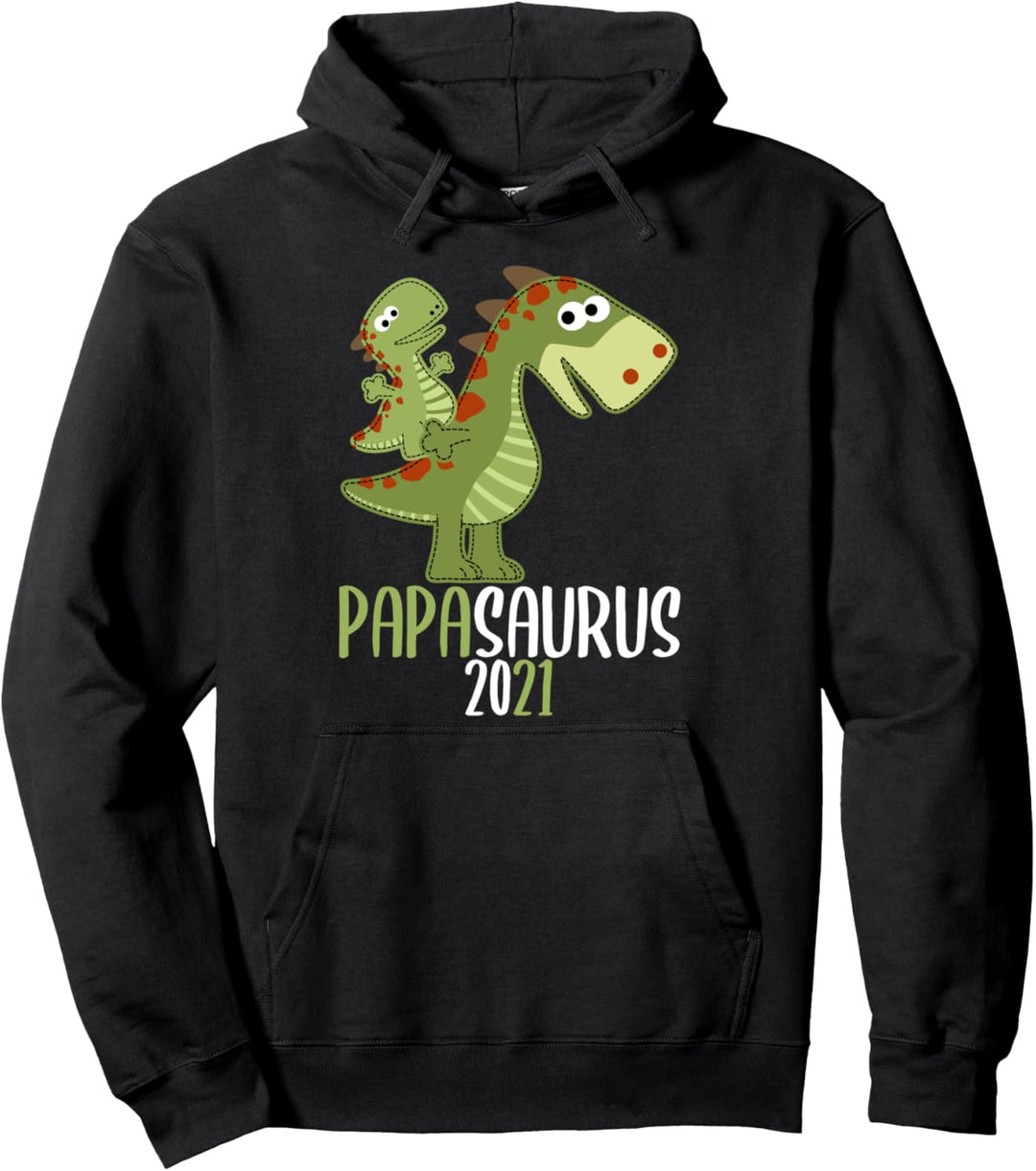 Papasaurus Dinosaurier Vater Papa Sohn Tochter Partnerlook Pullover Hoodie
