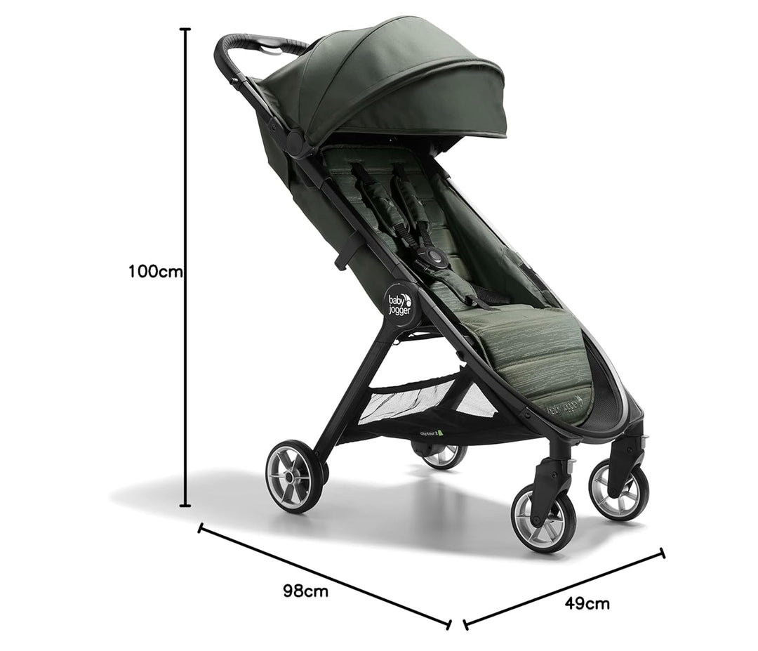 Baby Jogger City Tour 2 Reisebuggy | Kleiner, leichter und kompakter Buggy mit Einhandfalt | Everett