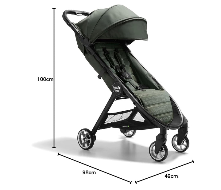 Baby Jogger City Tour 2 Reisebuggy | Kleiner, leichter und kompakter Buggy mit Einhandfalt | Everett