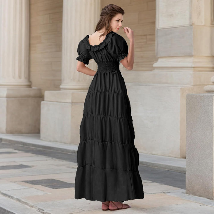 GOLDSTITCH Renaissance-Kleid für Damen, Pirat XXL Schwarz, XXL Schwarz