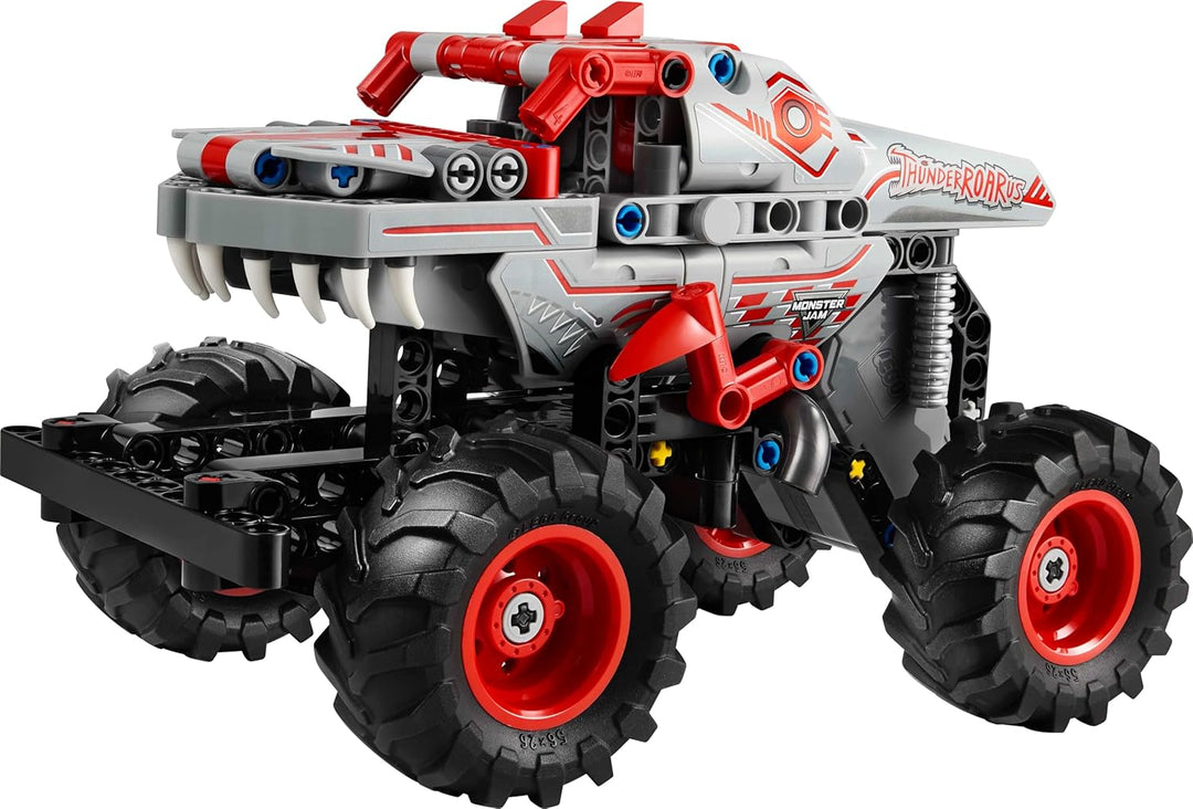 LEGO Technic Monster Jam ThunderROARus, Spielzeug-Monstertruck mit Rückziehfunktion, Bauspielzeug fü