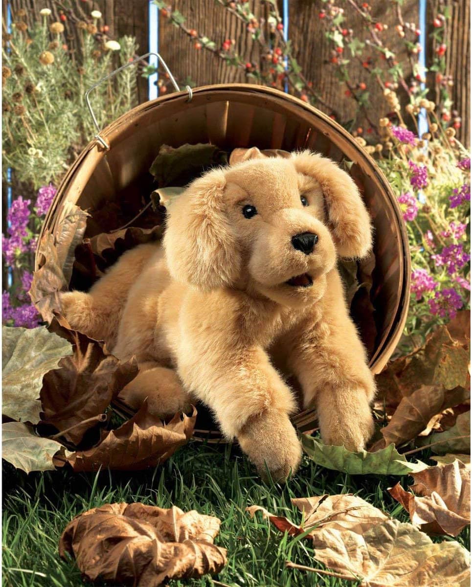 Folkmanis Retriever Puppy Hand Puppet (Golden)