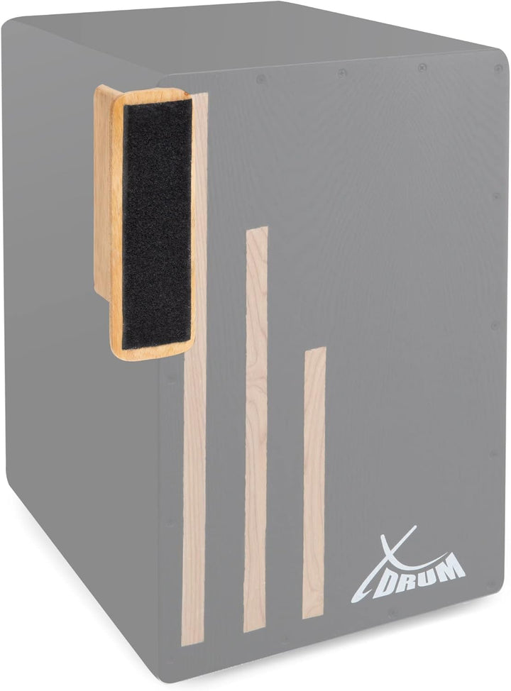 XDrum CAH-1 Cajon-Accessory Halterung - Montageplatte für Kleinpercussion - Wird an Cajon geklettet