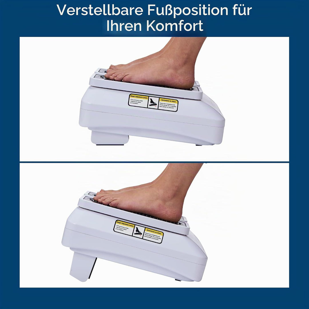 BioEnergiser Leg Exerciser Pro Bein-Trainer I passives Training für Jung &amp; Alt - 3 Stufen - inkl. Fe