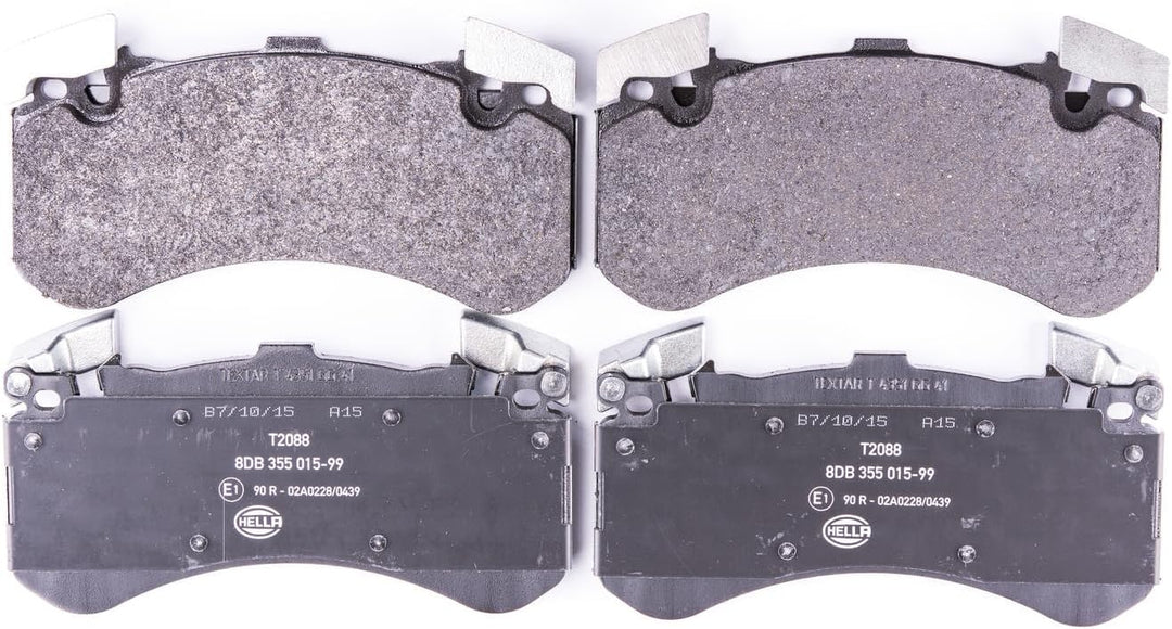 HELLA PAGID 8DB 355 015-991 Bremsbelagsatz - T2088 - Dicke/Stärke: 17mm - Bremssystem: Brembo - nich