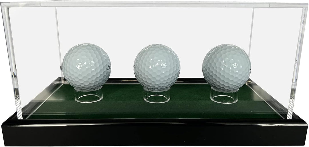 LL-Golf Grosse Universal Acryl Vitrine 22x12x10,5cm / Showcase/Schaukasten mit grünen Samt für Model