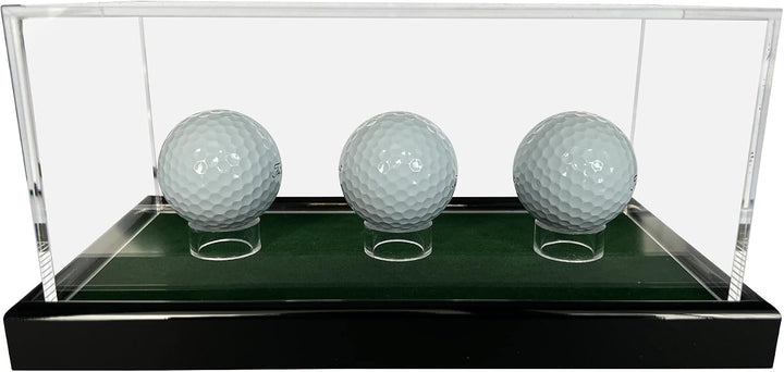 LL-Golf Grosse Universal Acryl Vitrine 22x12x10,5cm / Showcase/Schaukasten mit grünen Samt für Model