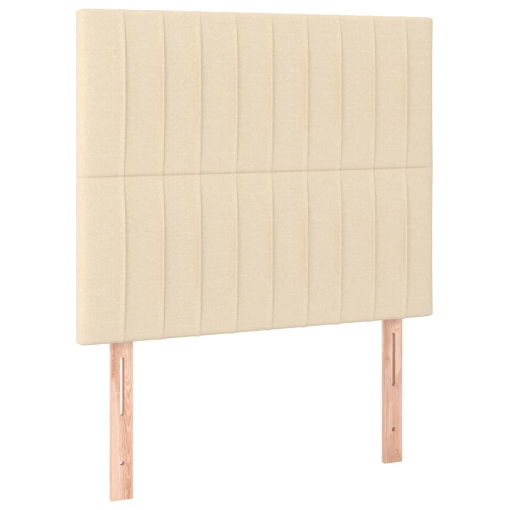 vidaXL Kopfteil 2 STK., Bettkopfteil mit Holzbeinen, Höhenverstellbar Polsterkopfteil für Bett, Bett