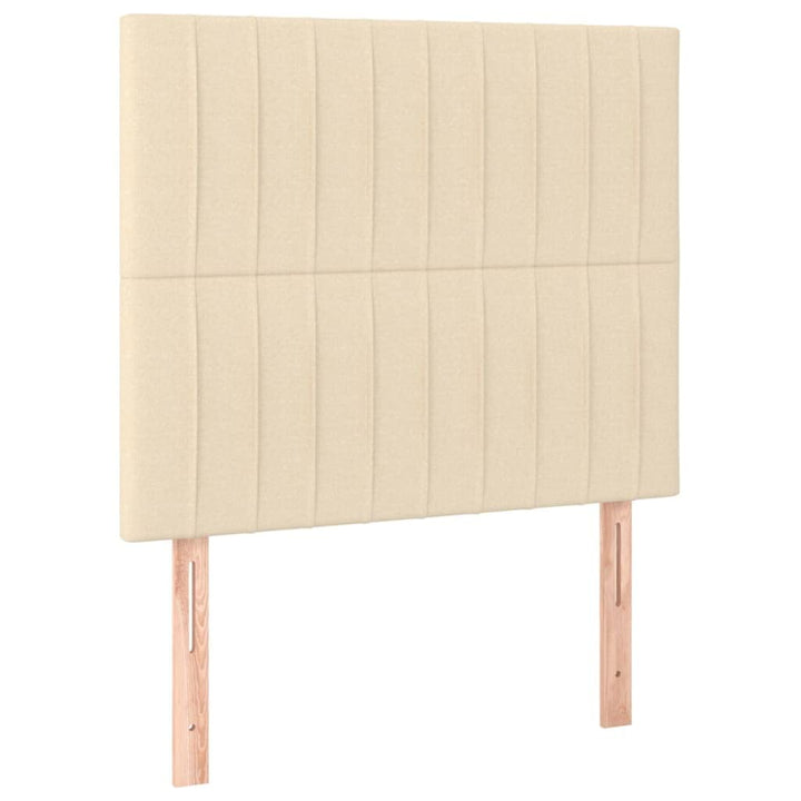 vidaXL Kopfteil 2 STK., Bettkopfteil mit Holzbeinen, Höhenverstellbar Polsterkopfteil für Bett, Bett