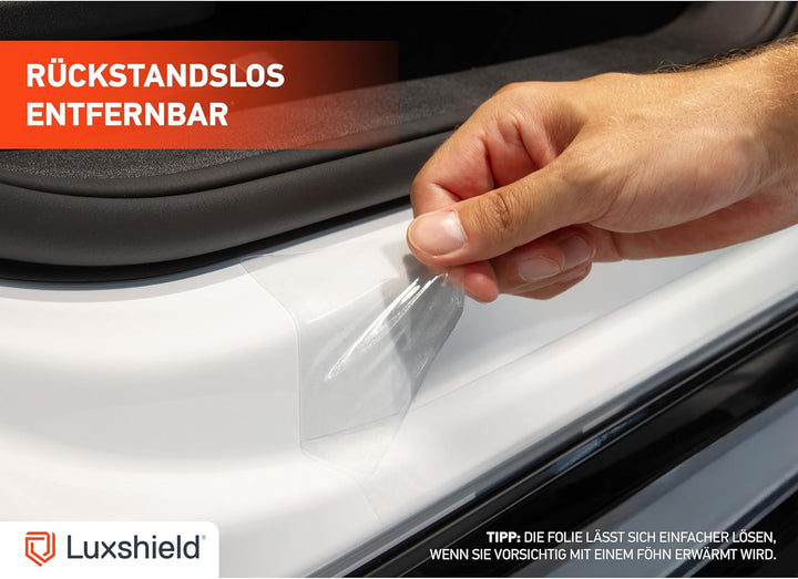 Luxshield Auto Einstiegsleisten Schutz für Hyundai i10 2 (II) IA I 2013-2019 - Schutzfolie Autotür Z