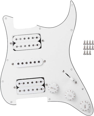 Gitarren Schlagbrett, Prewired Schlagbrett Loaded Pickguard mit Humbucker Tonabnehmer Set für Ersatz