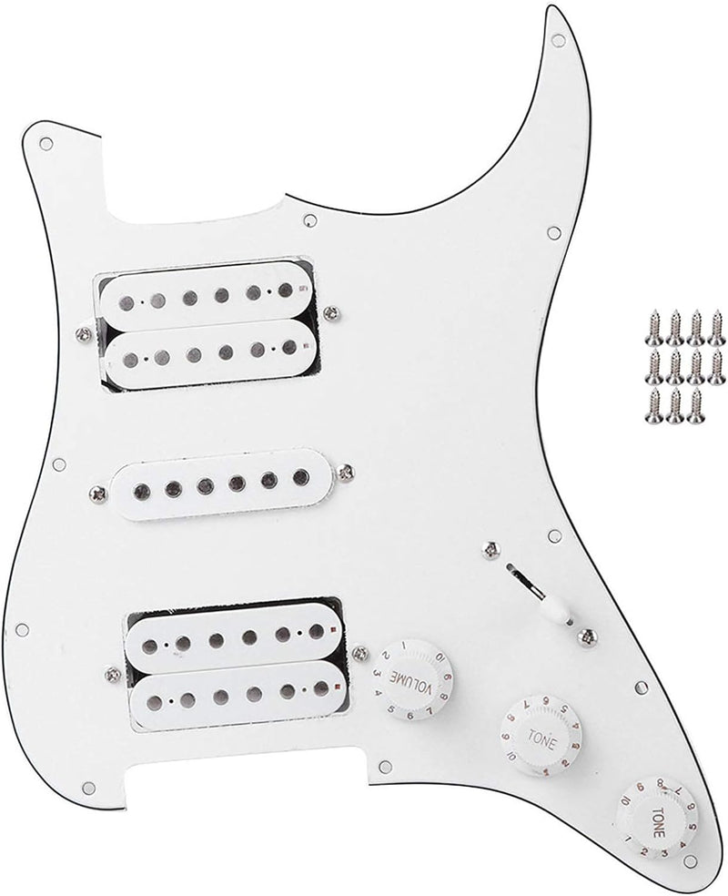 Gitarren Schlagbrett, Prewired Schlagbrett Loaded Pickguard mit Humbucker Tonabnehmer Set für Ersatz
