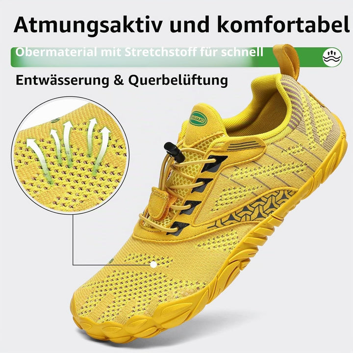 SAGUARO Unisex Barfussschuhe Damen Minimalistische Fitnessschuhe Herren Outdoor Wanderschuhe Trailla