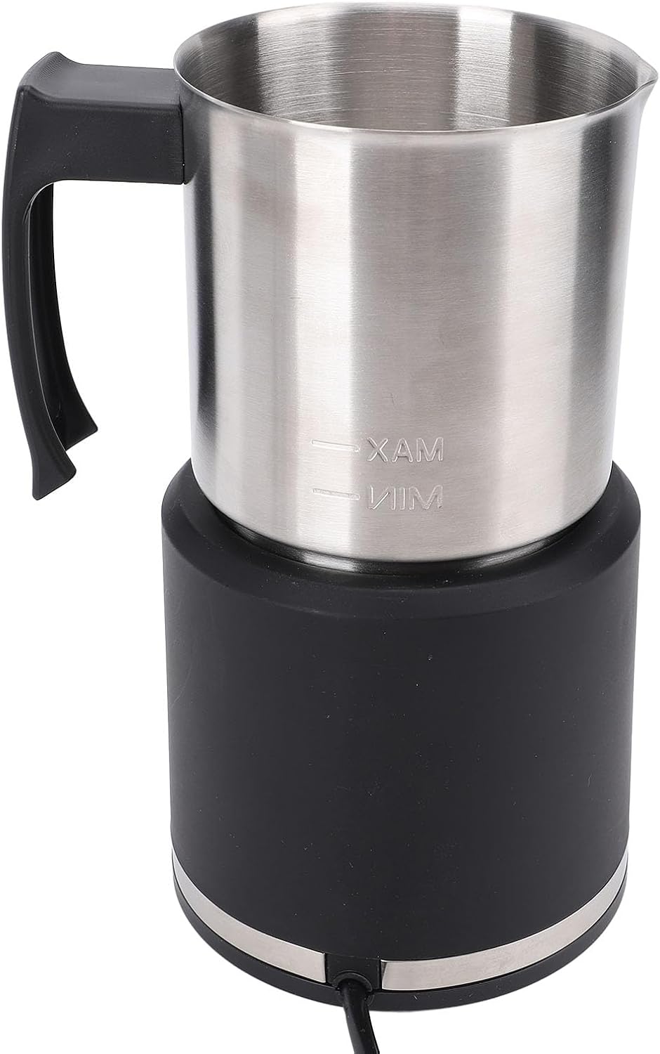 Ejoyous Milchaufschäumer Elektrisch 4 in 1, Edelstahl, 150-250ml, Antihaftbeschichtung, Spülmaschine