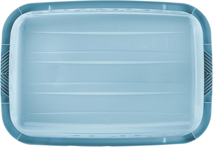 keeeper jost 2x Wäschekorb, Luftdurchlässiges Dekor, 52 l, Nordic Blue Nordic Blue 2x 52 L, Nordic B