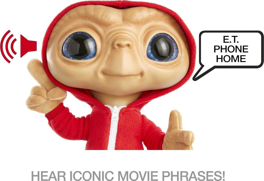 Mattel E.T. The Extra-Terrestrial 40th Anniversary Plush Figure with Lights and Sounds, Soft Toy fo