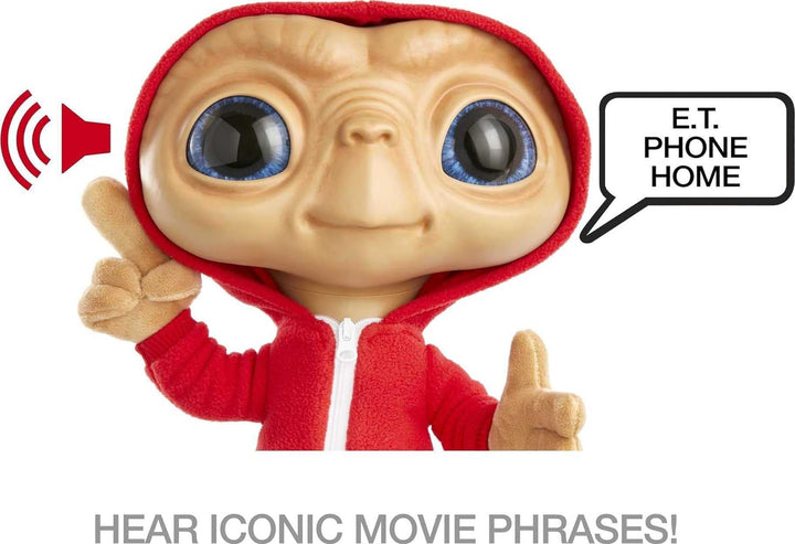 Mattel E.T. The Extra-Terrestrial 40th Anniversary Plush Figure with Lights and Sounds, Soft Toy fo