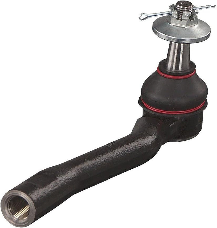 febi bilstein 43215 Spurstangenendstück mit Kronenmutter und Splint , 1 Stück Vorderachse links, Vor