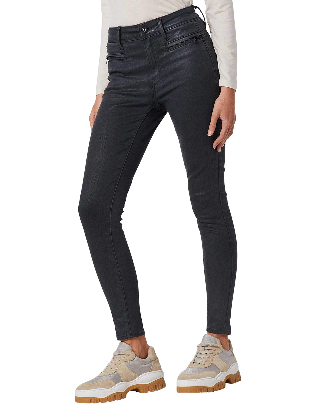 G-STAR RAW Damen Ashtix Super Skinny Ankle Jeans, 24W / 30L