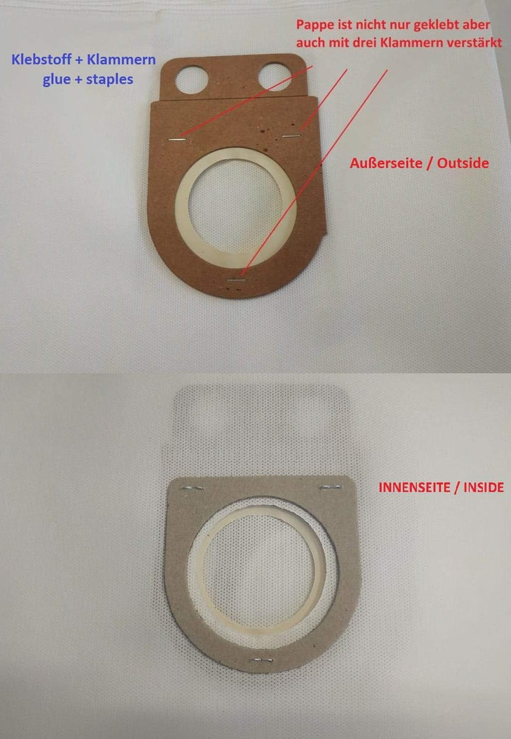 5x Staubbeutel Filtersack passend für Starmix IS ARM-1250 E-EW