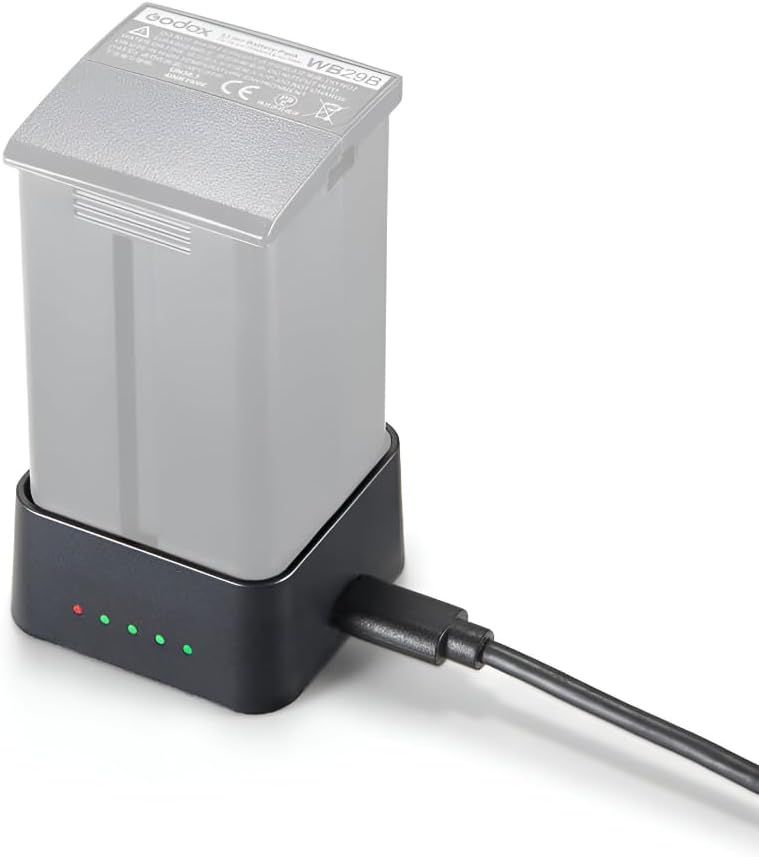 GODOX UC30 USB Ladegerät für AD200Pro GODOX AD200Pro II AD200ProII für WB29 WB29A WB29B Akku
