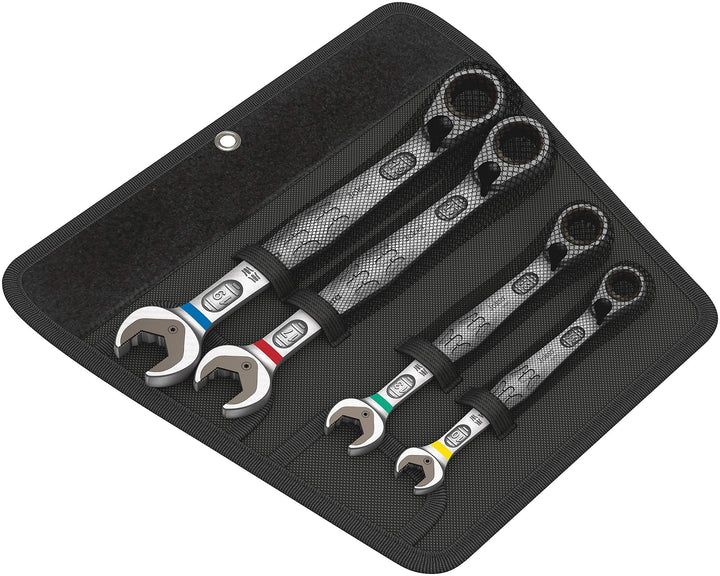 Wera 05020090001 6001 Joker Switch 4 Set 1, Maul-Ringratschenschlüssel-Satz, metrisch, 4-teilig 4-te