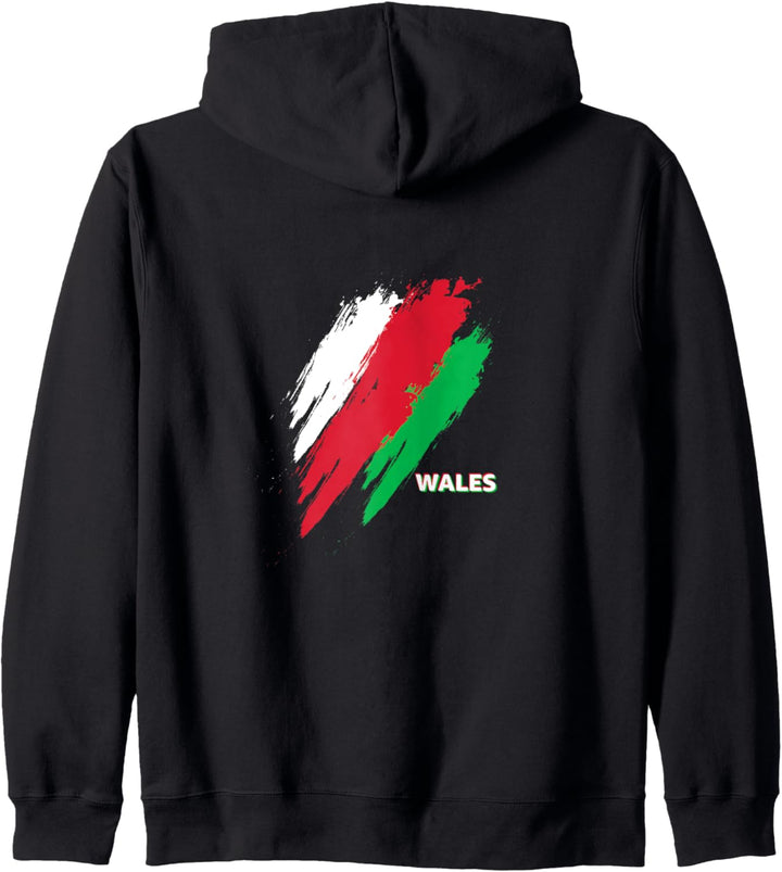 Flagge Wales Kapuzenjacke