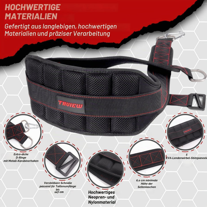 TAVIEW Gürtel für Kniebeugen, Rackbefestigung & Kniebeugenmaschine, Gewichtheben & Powerlifting – Rü
