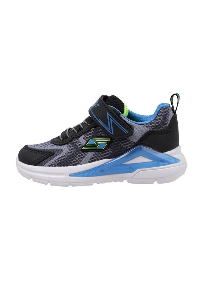 Skechers Jungen 401660l Bkyb Sneaker 31 EU Black Charcoal Textile Yellow Blue Trim, 31 EU Black Char