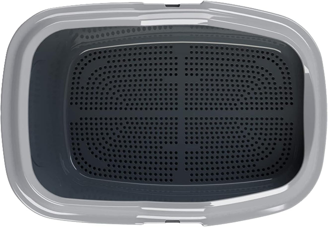 Katzentoilette PeeWee EcoMinor Katzenklo offen Schale Katzen WC inkl. 3kg Streu Holzpellets Pellets,