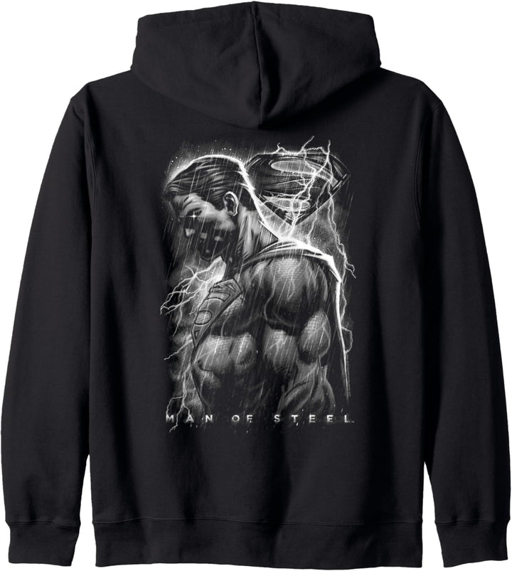 Superman Man of Steel Steel Rain Kapuzenjacke