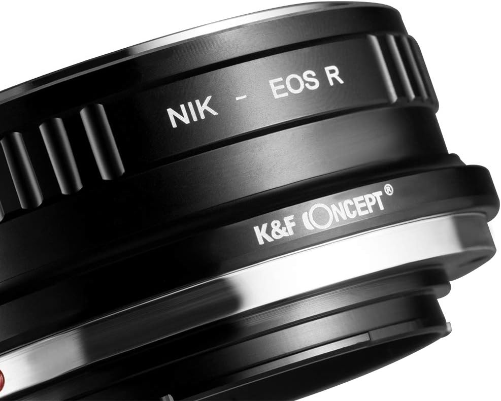 K&F Concept Objektivadapter Ring Kompatibel mit Nikon Objektiv an Canon EOS R-(NIK-EOS R) Gehäuse mo