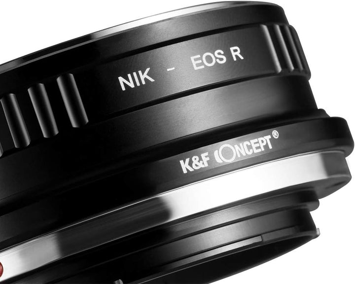 K&F Concept Objektivadapter Ring Kompatibel mit Nikon Objektiv an Canon EOS R-(NIK-EOS R) Gehäuse mo