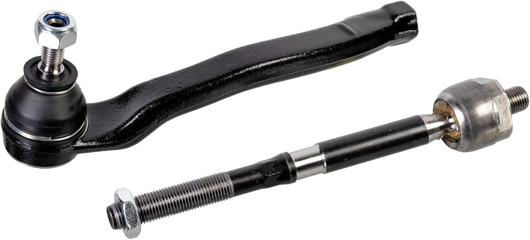 febi bilstein 37618 Spurstange mit Endstück, Mutter und Sicherungsmutter , 1 Stück Vorderachse recht