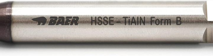 Baer Maschinengewindebohrer UNiTap HSSE TiAIN M2,2 Form B Gewindeschneider - Grösse M 2,2 x 0,45 - D