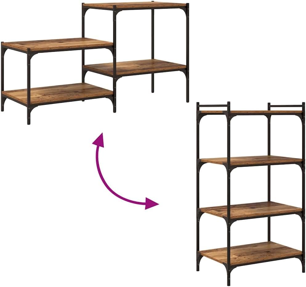 vidaXL Regalbrett 4 pcs Braun 60 x 40 x 1,5 cm Holzwerkstoff, Robuste Bücherregal-Platte, rechteckig
