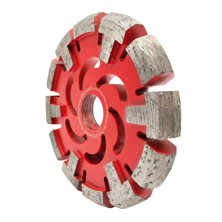 GVHAKG Diamant Frässcheibe 130mm, 17 mm Räumscheibe für Fussbodenheizung Sehr Harten Estrich, Sehr H