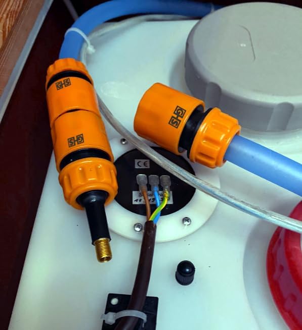 Aquadrainer Deluxe "Das Original", Entwässerungssystem für Camping, Hobby, Haus und Garten (ABS Kuns