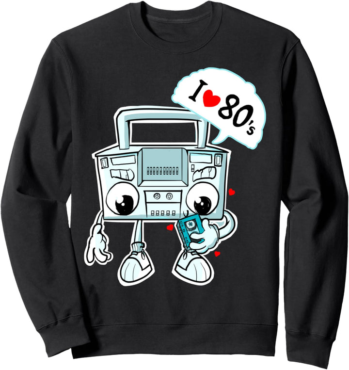 80er Jahre 80s Retro Vintage Party Back to the 80's Geschenk Sweatshirt