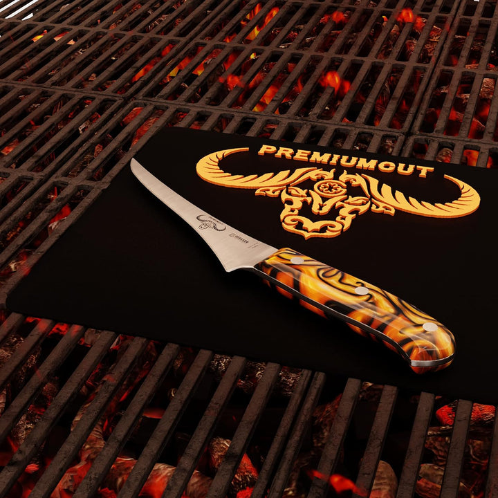 GIESSER seit 1776 - Made in Germany - Filetiermesser 17 cm Spicy Orange, PremiumCut Filet No 1, Fili