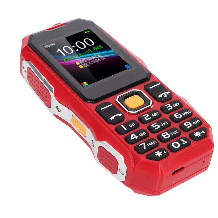 Senioren-Handy, 1,8-Zoll-Handy mit Starker Taschenlampe, Vollständiger Sprachassistent, Extra Langer