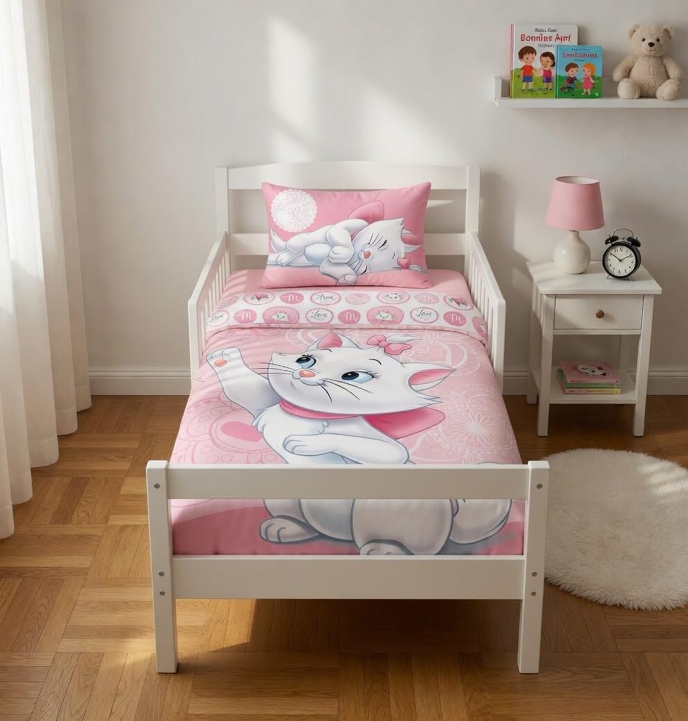 Marie Aristocats Bettwäsche-Set 100x135 + 40x60cm Baby